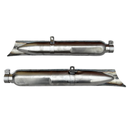 Komplet tłumików tłumiki  wydechowe M-72 rybki  SUROWY